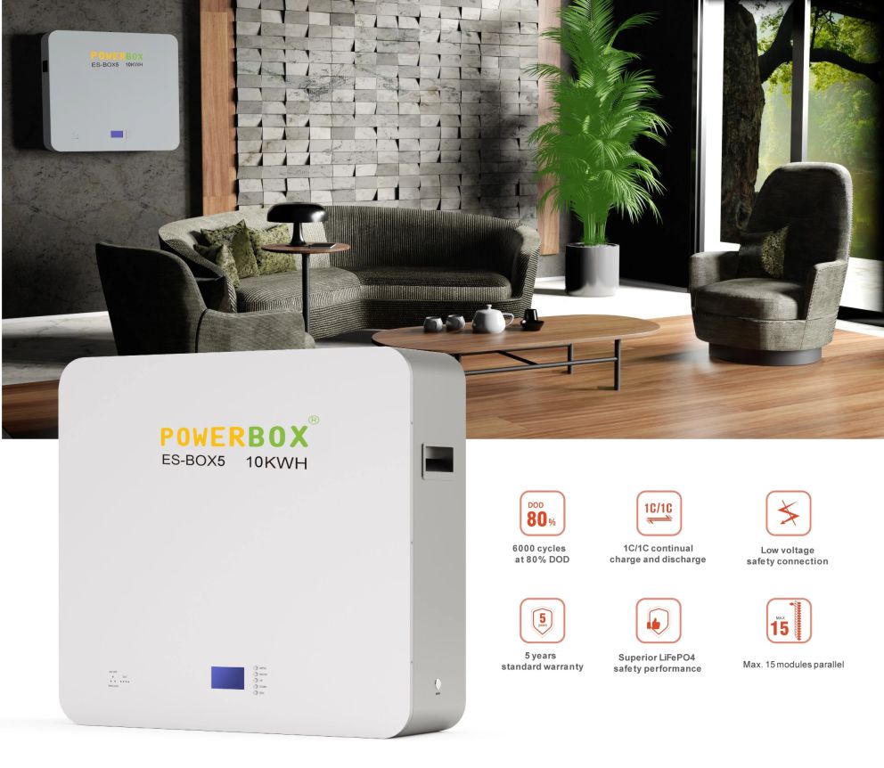 Pin lưu trữ điện mặt trời power box 14.3kwh