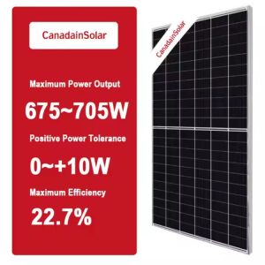 Tấm pin năng lượng mặt trời canadian 705W