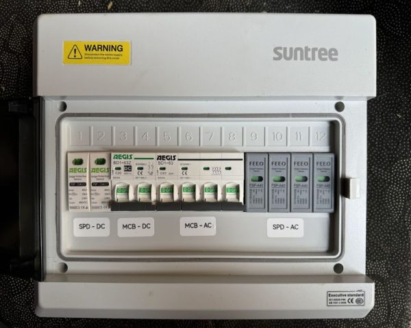 Tủ điện năng lượng mặt trời 3pha 1 tring-Chính hãng