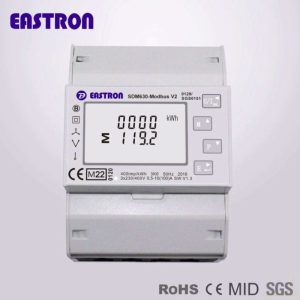 Smart meter bám tải 3 pha 100A SDM630-mobus V2